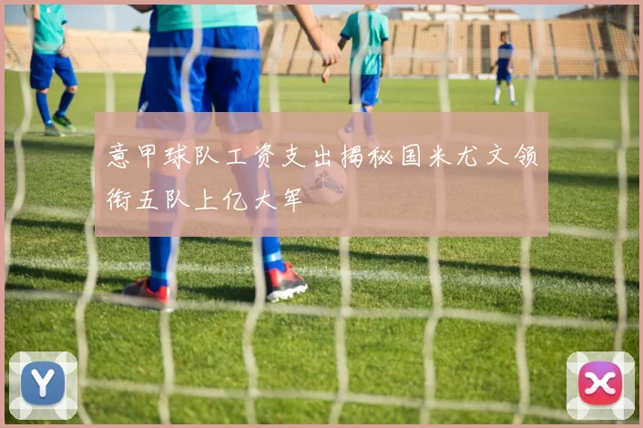 意甲球队工资支出揭秘国米尤文领衔五队上亿大军